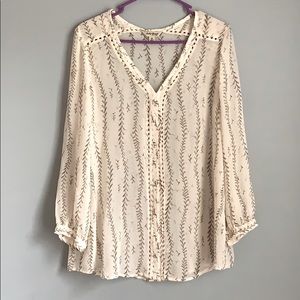 Lucky Brand Sheer Top